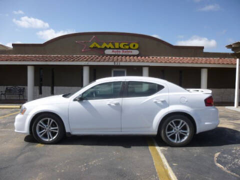 2014 Dodge Avenger for sale at AMIGO AUTO SALES in Kingsville TX