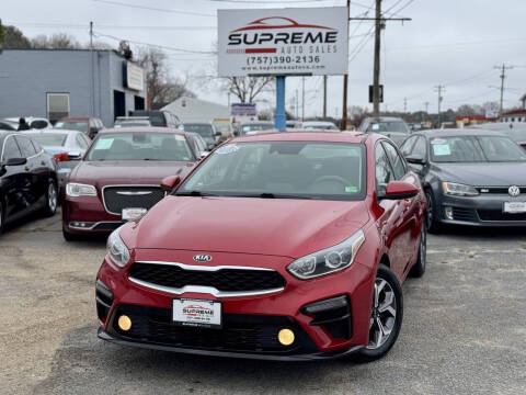 2020 Kia Forte for sale at Supreme Auto Sales in Chesapeake VA