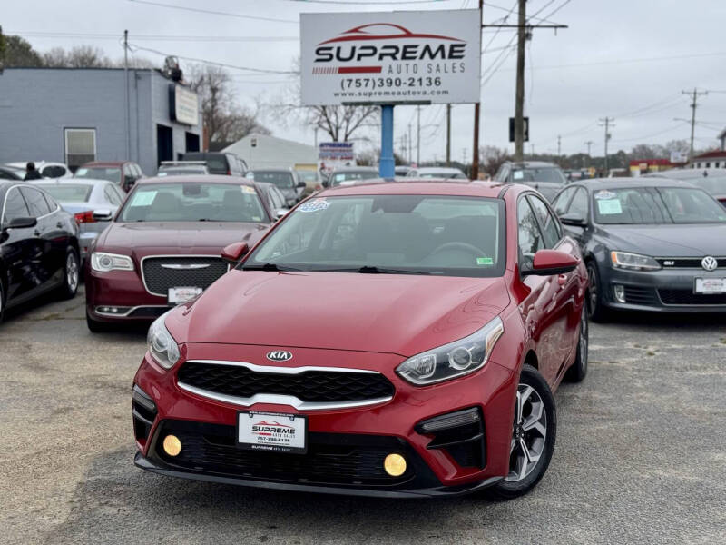 2020 Kia Forte for sale at Supreme Auto Sales in Chesapeake VA