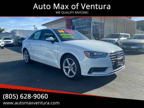 2016 Audi A3 for sale at Auto Max of Ventura in Ventura CA