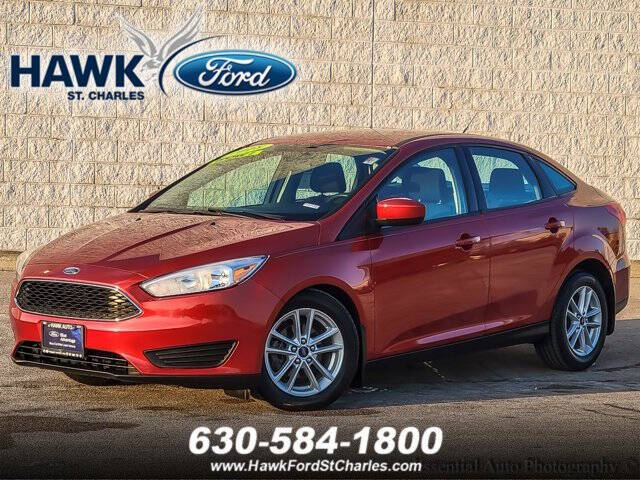 2018 Ford Focus for sale at Hawk Ford of St. Charles in Saint Charles IL