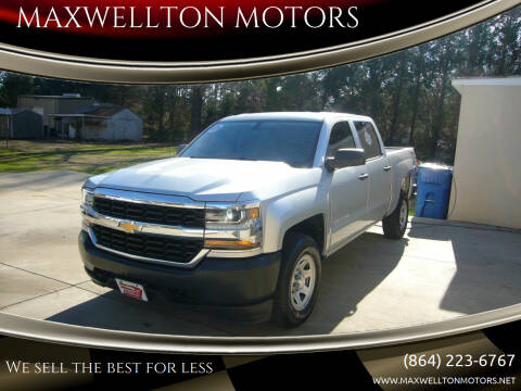 2018 Chevrolet Silverado 1500 for sale at MAXWELLTON MOTORS in Greenwood SC