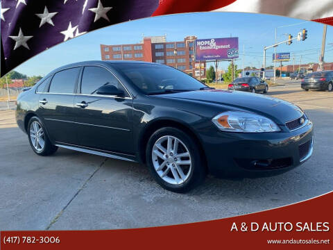 2014 Chevrolet Impala Limited for sale at A & D Auto Sales in Joplin MO