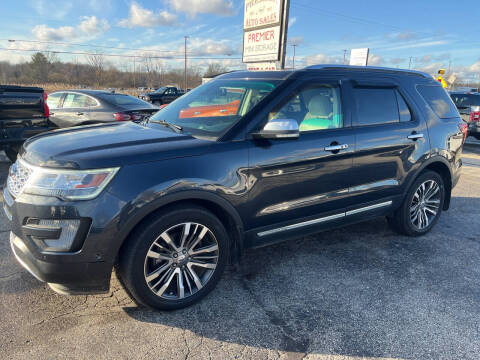 2017 Ford Explorer for sale at Premier Auto Sales Inc. in Big Rapids MI