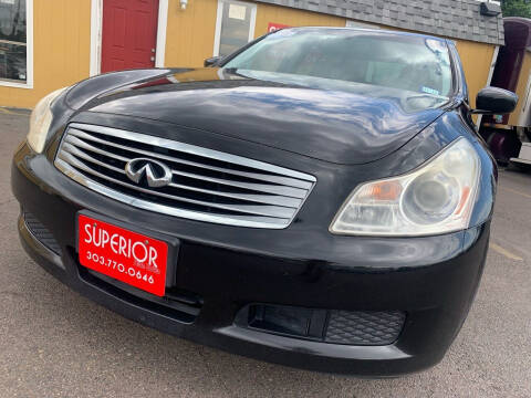 2009 Infiniti G37 Sedan for sale at Superior Auto Sales, LLC in Wheat Ridge CO