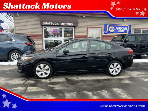 2019 Subaru Impreza for sale at Shattuck Motors in Newport VT