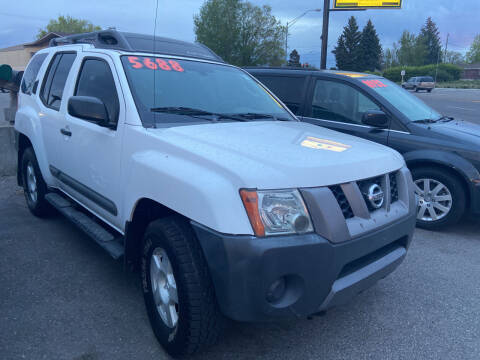 2005 Nissan Xterra for sale at BELOW BOOK AUTO SALES in Idaho Falls ID