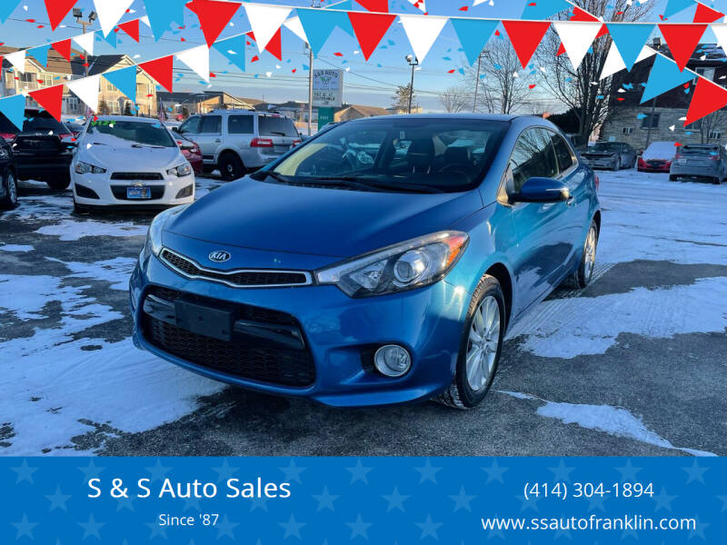 2014 Kia Forte Koup for sale at S & S Auto Sales in Franklin WI
