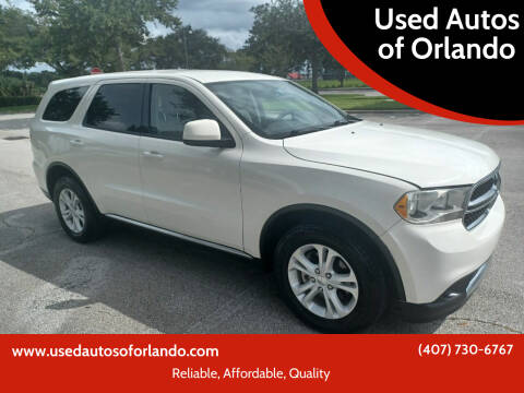 2012 Dodge Durango for sale at Used Autos of Orlando in Orlando FL