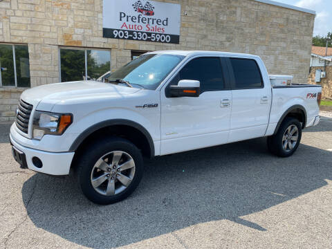 2012 Ford F-150 for sale at Preferred Auto Sales in Tyler TX