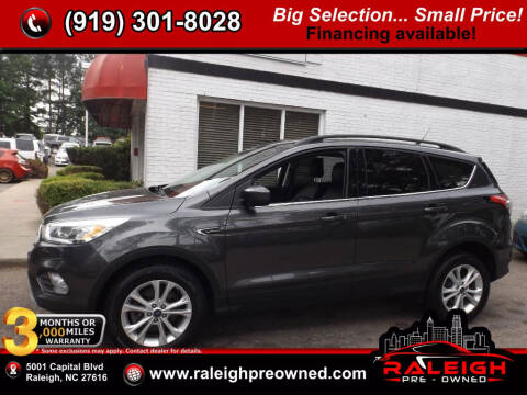 2018 Ford Escape for sale at Raleigh Pre-Owned in Raleigh NC