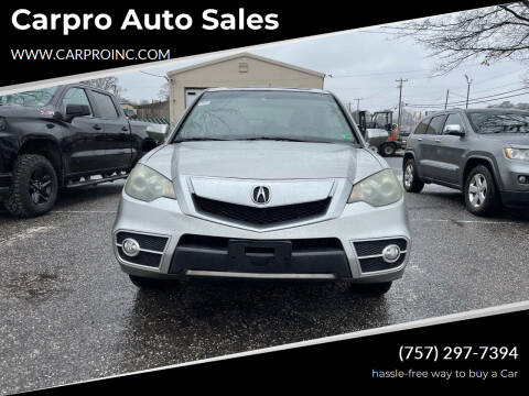 2011 Acura RDX for sale at Carpro Auto Sales in Chesapeake VA