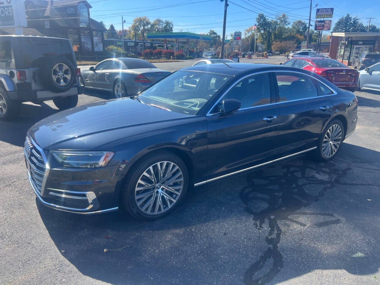 2019 Audi A8 L for sale at James Motors Inc. in East Longmeadow, MA