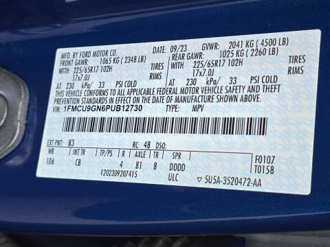 2023 Ford Escape Active