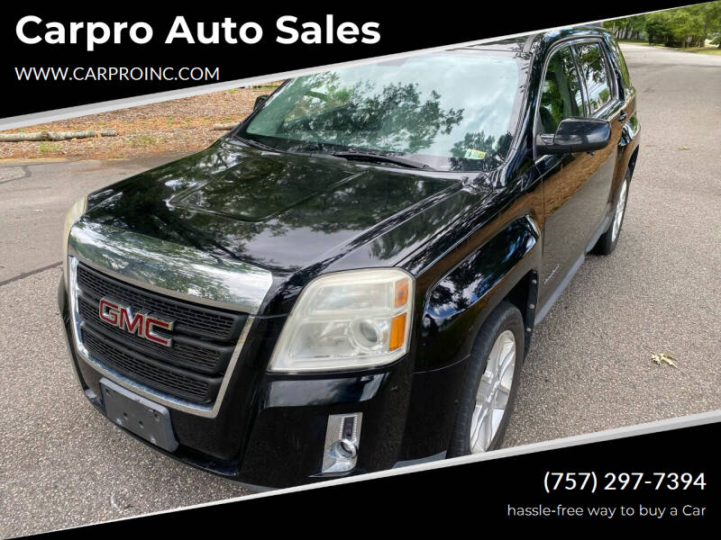 2011 GMC Terrain for sale at Carpro Auto Sales in Chesapeake VA