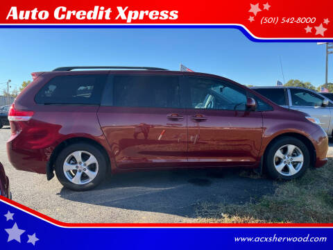 2012 Toyota Sienna for sale at Auto Credit Xpress in North Little Rock AR