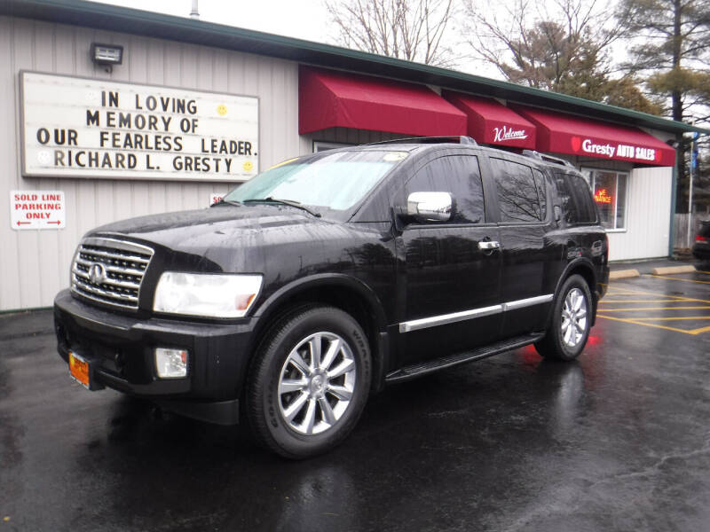 2004 Infiniti QX56 for sale at GRESTY AUTO SALES in Loves Park IL
