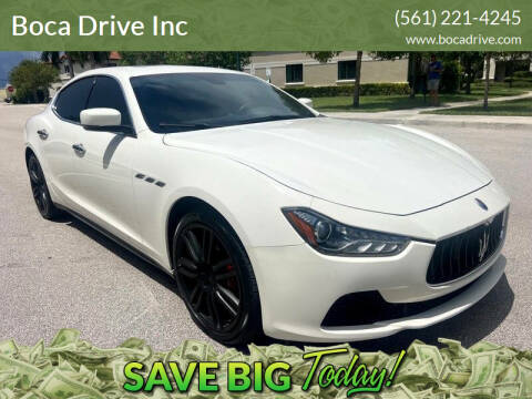 2016 Maserati Ghibli for sale at Boca Drive Inc in Oakland Park FL