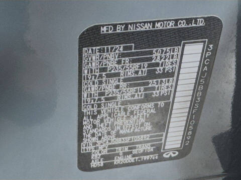 2025 Infiniti QX50 Luxe