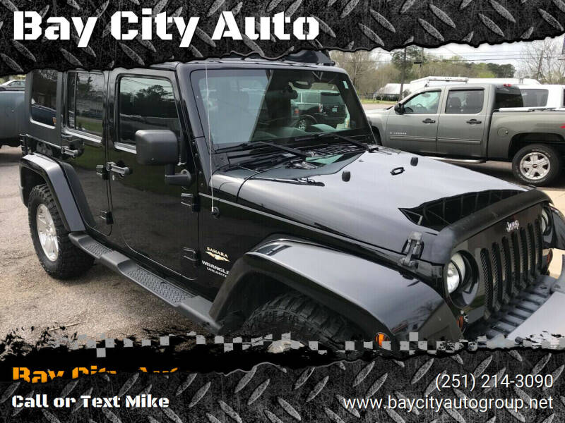 2008 Jeep Wrangler Unlimited for sale at Bay City Auto's in Mobile AL