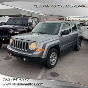 2016 Jeep Patriot for sale at Obsidian Motors And Repair in Whittier CA