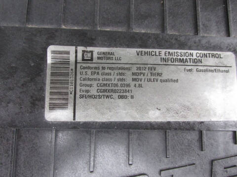 2012 GMC Savana 2500