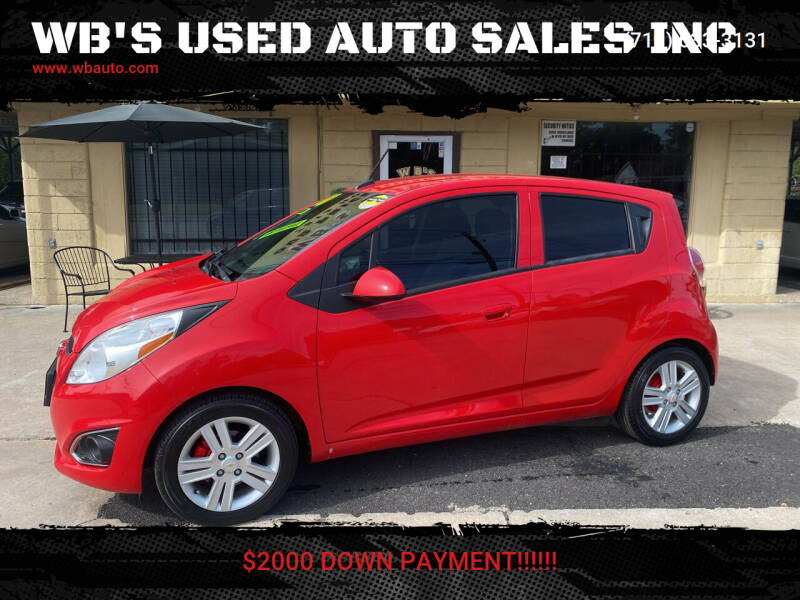 2014 Chevrolet Spark for sale at WB'S USED AUTO SALES INC in Houston TX