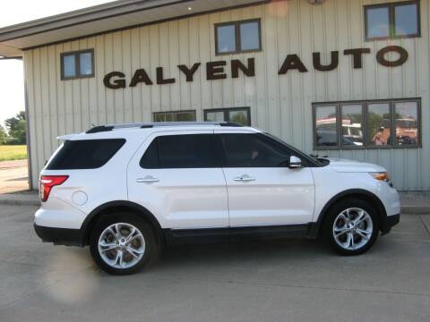 2015 Ford Explorer for sale at Galyen Auto Sales in Atkinson NE