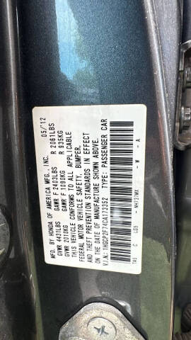 2012 Honda Accord EX