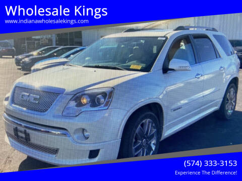 2011 GMC Acadia for sale at Wholesale Kings in Elkhart IN