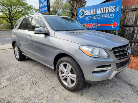 2015 Mercedes-Benz M-Class for sale at SIGMA MOTORS USA in Orlando FL