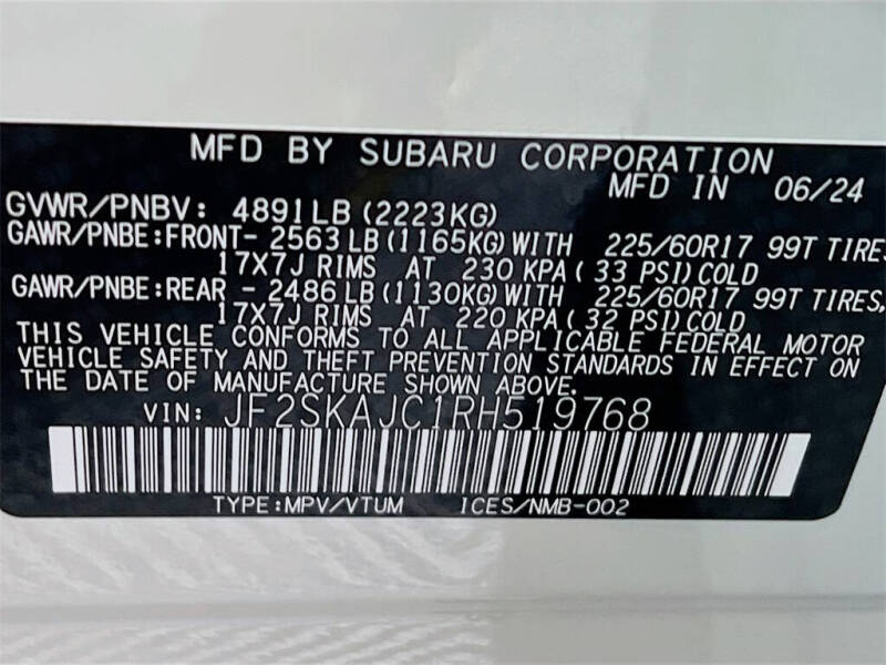 2024 Subaru Forester Wilderness