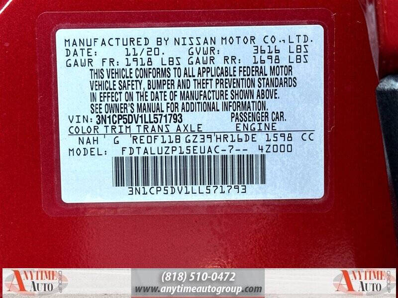 2020 Nissan Kicks SR