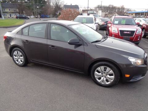 2014 Chevrolet Cruze for sale at BETTER BUYS AUTO INC in East Windsor CT