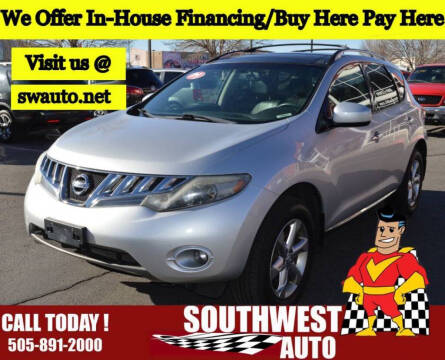 2009 Nissan Murano for sale at SOUTHWEST AUTO in Albuquerque NM