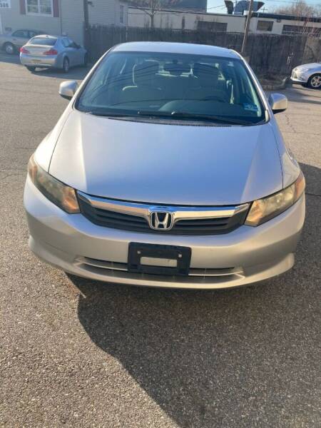 2012 Honda Civic for sale at Jardims' Automotive in Roselle NJ