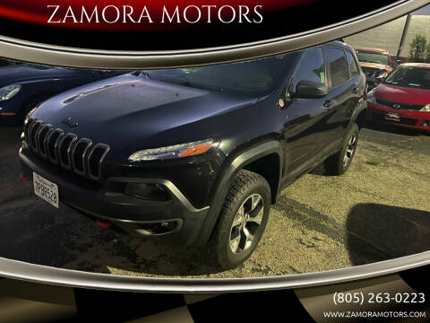 2016 Jeep Cherokee for sale at ZAMORA MOTORS in Oxnard CA