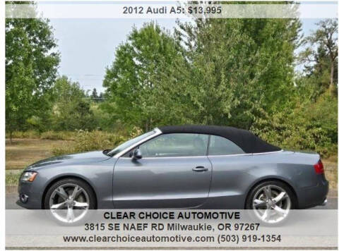 2012 Audi A5 2.0T quattro Premium Plus