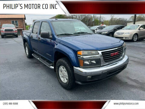 2005 GMC Canyon for sale at PHILIP'S MOTOR CO INC in Haleyville AL