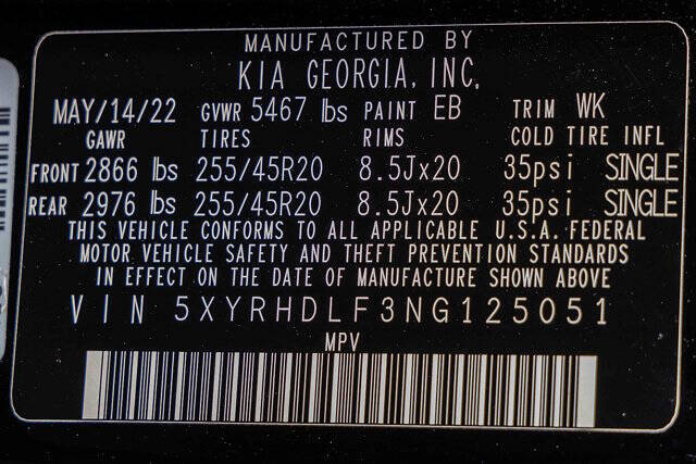 2022 Kia Sorento X-Line EX