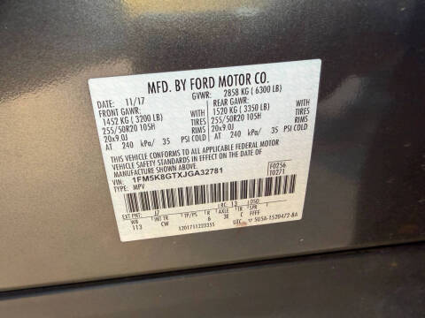 2018 Ford Explorer Sport