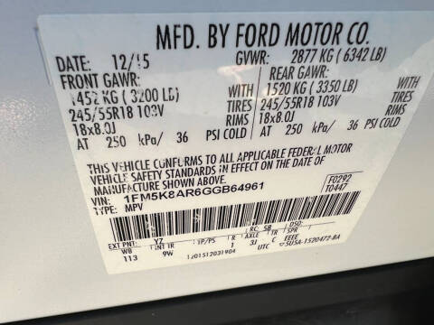 2016 Ford Explorer Police Interceptor Utility