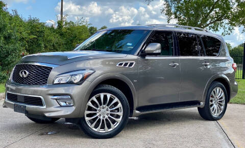 2015 Infiniti QX80 for sale at Texas Auto Corporation in Houston TX