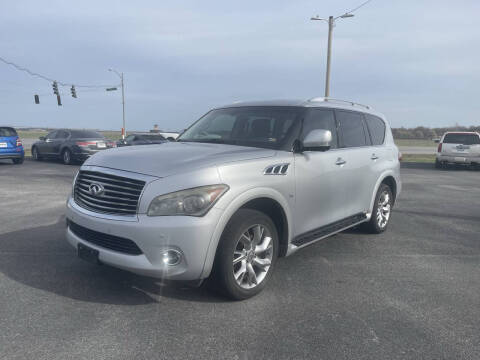 2014 Infiniti QX80 for sale at GearHead Auto Sales in Webb City MO