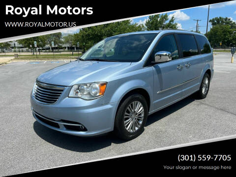 2016 Chrysler Town and Country for sale at Royal Motors in Hyattsville MD