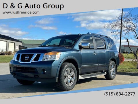 2014 Nissan Armada for sale at D & G Auto Group in De Soto IA