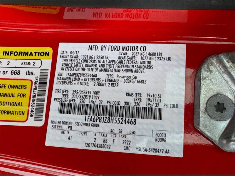 2017 Ford Mustang Shelby GT350