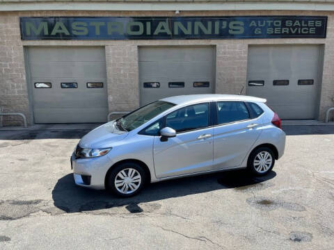 2017 Honda Fit for sale at Mastroianni Auto Sales in Palmer MA