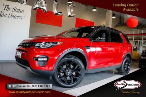2018 Land Rover Discovery Sport for sale at Quality Auto Center in Springfield NJ