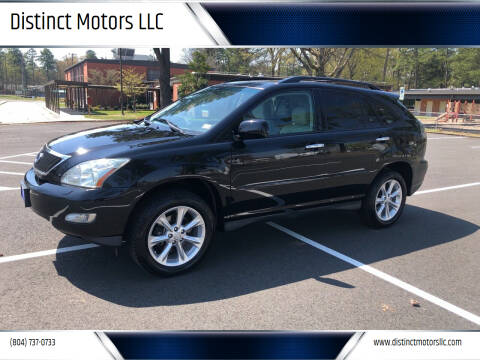 2009 Lexus RX 350 for sale at Distinct Motors LLC in Mechanicsville VA
